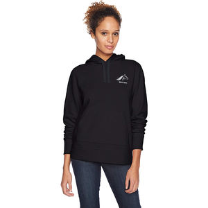 Blushy <b>Black</b> New Collection Cotton Fit style <b>Hoodie</b> Thick Fleece Drop Shoulder <b>Plain</b> Blank Custom Women Hoodies Manufacturer - Product Image 6