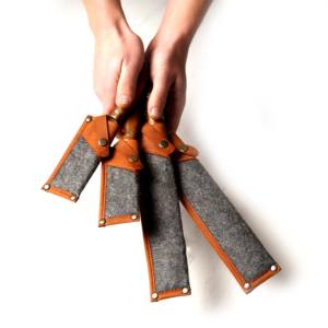 Produit OEM d'usine de haute qualité 2022, fourreau en cuir à haute teneur pour couteaux de cuisine - Product Image 5