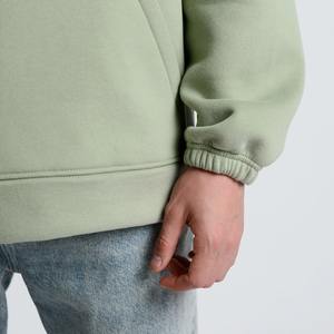 Sweat à capuche surdimensionné 100% coton doux avec poche avant pour hommes tendance Sweat à capuche confortable Streetwear écologique avec logo personnalisé - Product Image 6