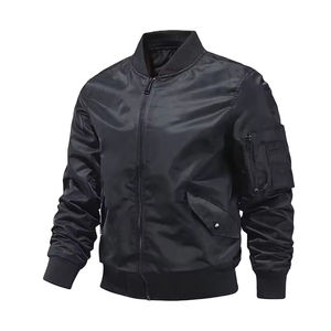 Veste bomber de baseball unisexe pour homme, logo personnalisable sur le devant, imperméable, coupe-vent, réversible, style streetwear, veste d'hiver - Product Image 5