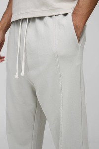 OEM/ODM Streetwear Unisex logotipo personalizado pantalones de hombre de pierna ancha pantalones de chándal cintura elástica al por mayor personalizado lavado hombres Joggers - Product Image 3