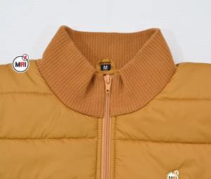 Chaleco acolchado de burbujas con cremallera de alta calidad Unisex, chaleco calefactable de invierno para hombre y mujer de dos tonos dorados nuevos para caza - Product Image 6