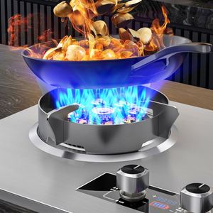 Table de cuisson à gaz encastrable double brûleur en acier inoxydable à commande tactile, haute performance thermique, classe énergétique domestique disponible - Product Image 6