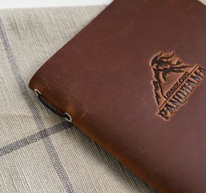 DIVRIS DRL-111 Porte-menu en cuir PU marron avec cordon de fermeture pour restaurants, hôtels, taille personnalisable, capacité multi-pages - Product Image 3