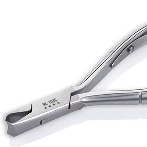 Nghia OMI profesional 16mm pinzas para uñas herramienta de cutícula de acero inoxidable Premium para arte de uñas acrílico manicura pedicura conjunto - Product Image 1