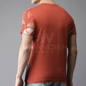 Sublimación camiseta diseño personalizado Slim Fit sublimación camiseta poliéster tasa al por mayor sublimación camisetas - Product Image 3