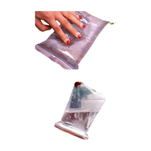 Frosted Zipper Bag Pioneer Printed Logo <b>Socks</b> Bag Zippered Packaging Custom Packing Form Viet Nam Plastic Packaging - Product Image 5