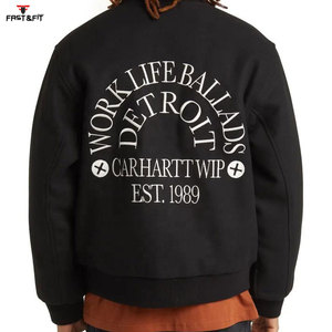 2025 Top Trending Chaquetas de béisbol de alta calidad Varsity Chaqueta de béisbol universitaria personalizada para hombres - Product Image 2