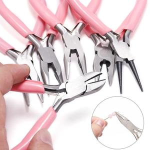 Mini <b>Pliers</b> Diagonal Round <b>Bent</b> Needle <b>Nose</b> Handcraft Beading Insulated Cutter <b>Pliers</b> For Jewelry Making Tools - Product Image 3