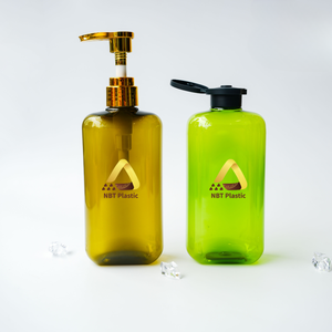 Bouteille de pulvérisateur à pompe PET OEM de 500ml avec joint Emballage en plastique rechargeable pour produits de soins capillaires et corporels pour shampooing - Product Image 1