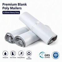 Enveloppes en polyéthylène vierges de 0 à 65 mm d'épaisseur, directement de l'usine - Sacs d'expédition étanches à fermeture autocollante pour l'emballage e-commerce