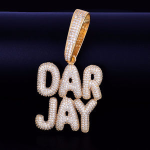 Personalizado 925 plata esterlina VVS laboratorio cultivado diamante colgante estilo Hip Hop regalo de los hombres con piedra principal Moissanite - Product Image 3