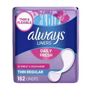 100% Calidad NUEVA, Toallitas Diarias de Algodón con Alas, Finas, Transpirables, de Ligera Absorbencia, para Uso Diario, 162 Unidades, Desde EE. UU. - Product Image 1
