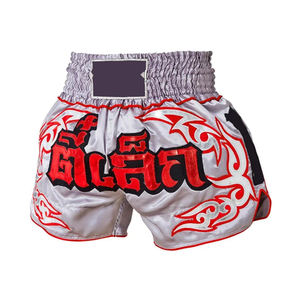 กางเกงขาสั้นมวยไทย MMA แบบออกแบบได้ตามต้องการกางเกงต่อสู้คิกบ็อกซิ่งระบายอากาศได้ดีเอวสูง - Product Image 4