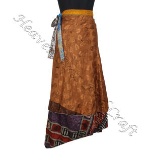 Nuevas faldas envolventes de seda multicapa indias Magic 38 "Sarong Pareo personalizado último diseño ropa de moda para mujer - Product Image 1