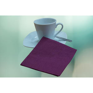 Serviettes à Bordure Gaufrée Bourgogne 20x20cm 100 pièces 60 paquets B2B - Product Image 1