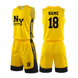 Uniforme de Baloncesto de Malla Transpirable de Alta Calidad, Impreso, Absorbente de Humedad, Secado Rápido, Conjuntos Cómodos de Verano, Venta al Por Mayor de Fábrica - Product Image 5