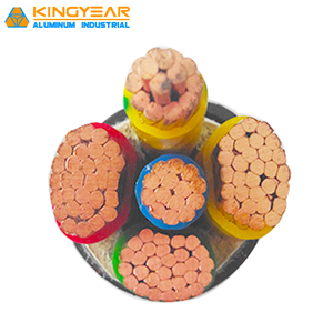 สายไฟฟ้ากำลัง NYY แบบหลายแกน 5x120-300  หุ้มฉนวนและหุ้มปลอกด้วย PVC  ทำจากทองแดงสำหรับงานอุตสาหกรรม - Product Image 4