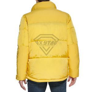 Chaquetas Acolchadas con Cuello Alto y Cremallera, Rellenas de Algodón, Brillantes, para Invierno, Personalizadas al por Mayor - Product Image 5