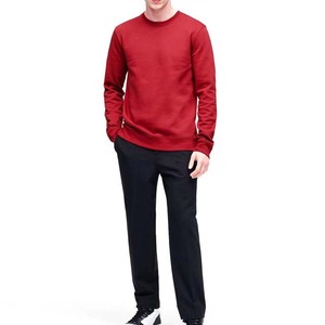 Survêtement d'hiver pour homme, vêtements de sport décontractés écologiques, sur mesure, jogging, sweat-shirt, logo personnalisé, 100% coton, motif uni - Product Image 1
