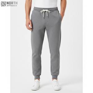 Custom Logo Lightweight Men's Plain <b>Drawstring</b> Straight Leg Casual Woolen Sweatpants Joggers Autumn <b>Trousers</b> - Product Image 1