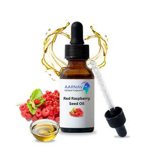 Aceite de semilla de frambuesa roja orgánica pura 100%, aceites portadores prensados en frío, fabricante al por mayor, precio a granel - Product Image 3