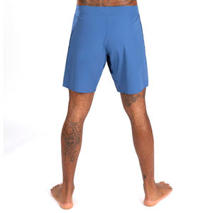 Short MMA bleu ciel uni personnalisé le plus vendu Shorts MMA respirants en tissu à séchage rapide avec fermeture velcro en vente - Product Image 3