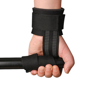 Men's Fitness <b>Gym</b> Straps Spandex Weight Lifting <b>Wrist</b> <b>Wraps</b> with Neoprene Padding for Deadlift & Powerlifting - Product Image 1