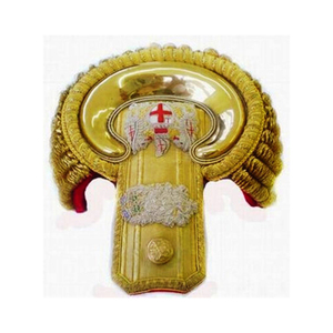 Épaulettes cérémonielles professionnelles souples à enfiler personnalisées 2025, faible MOQ, en promotion, pour uniformes de garde avec franges - Product Image 5