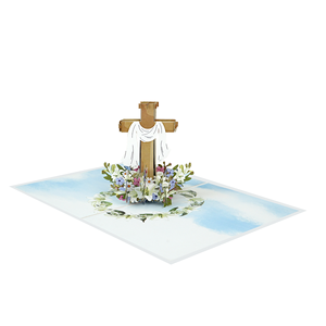 Religious 3D Pop Up Greeting <b>Cards</b> Handmade for Special Occasions - Product Image 3