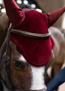 ผ้าคลุมหูม้าแบบถักโครเชต์ น้ำหนักเบา ระบายอากาศได้ดี ซักได้ สำหรับแบรนด์อุปกรณ์ขี่ม้า ขายส่ง - Product Image 6