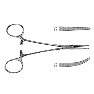 Pinces à artères droites et courbées en acier inoxydable de haute qualité, instrument chirurgical - Product Image 2