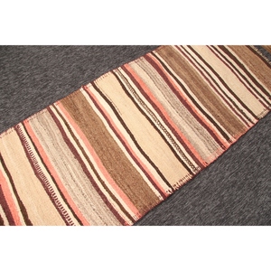 พรมขนาด 2.8x6.4 ฟุต, พรมตุรกีโบราณ, พรมสีเบจ KLM - Product Image 3