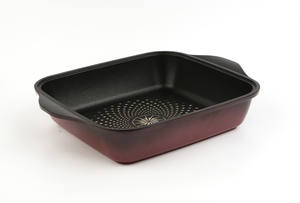 Sartén Mágica (Cuadrada) - Cacerola Baja de Aluminio Fundido con Revestimiento de Diamante - Product Image 3