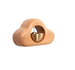 Design unique Sonnette magnétique en bois fabriquée à la main Carillon d'entrée en bois pour la décoration de la maison et les cadeaux - Product Image 2