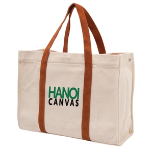 Custom Reusable <b>Canvas</b> Tote Bag with Cotton Handle Customized Size Casual Letter Design for Women & Students <b>Beach</b> Shopping - Product Image 3