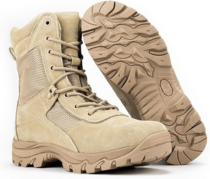 Sepatu Taktis Pria Kustom, Sepatu Tempur Gurun Anti Air, Sepatu Kerja Keselamatan, Sepatu Panjat Tebing Hiking, Sepatu Taktis Pria Outdoor - Product Image 1