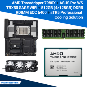 ชุด7980X AMD threadripper + Pro WS TRX50เสจ WiFi 256GB/512GB DDR5 - Product Image 2