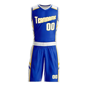 100% poliéster uniforme de baloncesto de alta calidad personalizado deportes al aire libre uniforme de baloncesto - Product Image 6