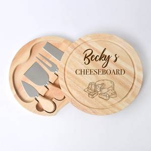 Tabla de Quesos y Cortar de Madera Maciza Rústica Hecha a Mano por los Mejores Artesanos, de Alta Calidad, Duradera, Fácil de Limpiar, Forma Rectangular - Product Image 2
