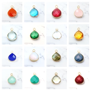 12มม. เครื่องประดับอัญมณีรูปหัวใจพลอยสีเขียวนิลเจียระไนแบบเหลี่ยมเพชรพลอยจิวเวลรี่ทำมือขายส่งเครื่องประดับทำด้วยมือเงิน925 - Product Image 2