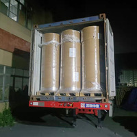 Custom 48 Gsm 60Gsm 80Gsm rivestimento di buona qualità a buon mercato 48 Gsm rotolo di carta termica Jumbo 80*80 metri