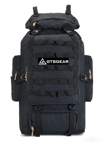 BPL18 toile 100L grande capacité Expansion sac à dos fermeture à glissière pour voyage Sports de plein air Camping exportation transfrontalière - Product Image 4