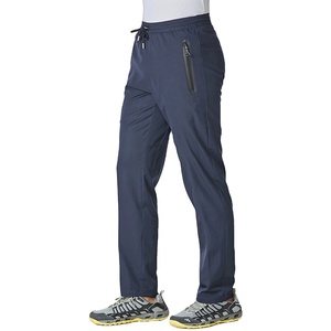 กางเกงจ็อกเกอร์แห้งเร็วสำหรับฤดูร้อน กางเกงเดินป่าผู้ชาย น้ำหนักเบา สวมใส่สบาย กางเกงวิ่ง มีเชือกผูก เอวยางยืด สำหรับออกกำลังกาย เล่นกีฬา ฟิตเนส ยิม - Product Image 1