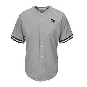 Maillot de baseball d'été respirant sur mesure de haute qualité, tenue d'équipe 100 % polyester - Product Image 2