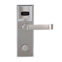 Cerradura de Puerta de Hotel Clásica y Duradera de Acero Inoxidable con Acceso por Tarjeta Inteligente RFID