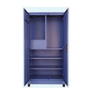 Almirah de metal Premium clásico para necesidades de almacenamiento con mecanismo de bloqueo fuerte de estructura pesada y múltiples opciones de estante - Product Image 3