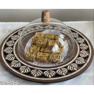 Plateau de chocolat en métal de grande taille de la plus haute qualité New Look Pattern Classic Handmade Large Size Wedding Chocolate Tray - Product Image 5