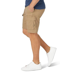 Bajo MOQ Loose Fit Cargo Shorts Hombres 100% Algodón Personalizado Impreso Ligero Multi Bolsillo Al Aire Libre Cargo Shorts - Product Image 3