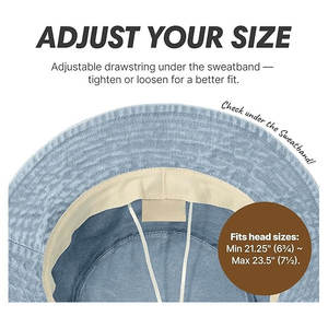 Chapeau seau en velours de haute qualité à la mode conception légère Logo personnalisé taille réglable respirant pêche chapeaux en plein air - Product Image 6